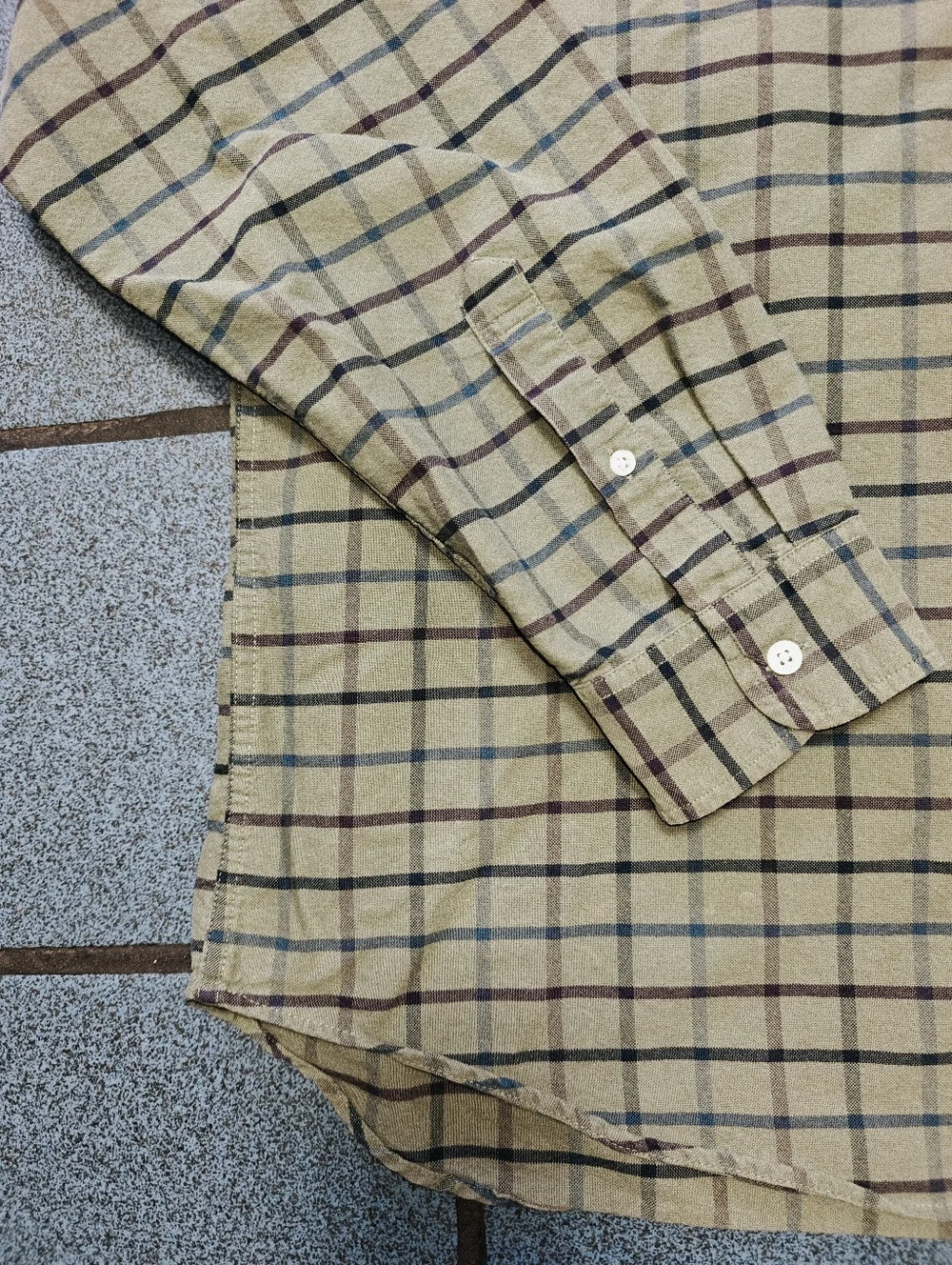 J. Crew Mercantile Flex Plaid Button-Down Shirt – Men's XL